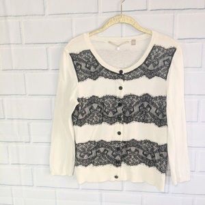 Lace Anthropology cardigan